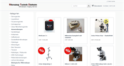Desktop Screenshot of mikroskopshop.ch